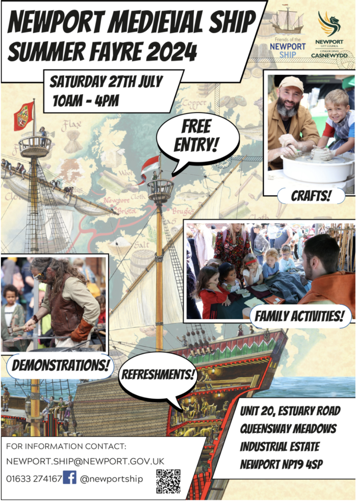 Medieval Fayre on Saturday 27th July 2024.